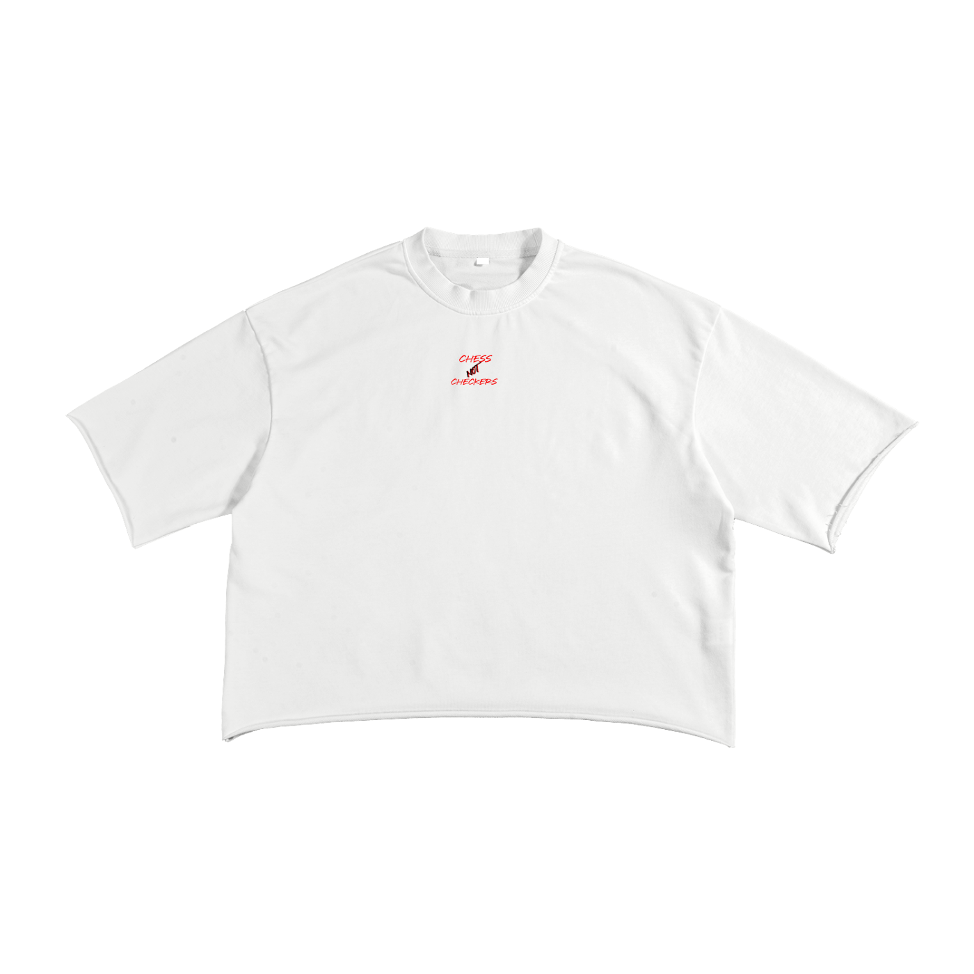 Men Boxy exclusive raw edge t-shirt