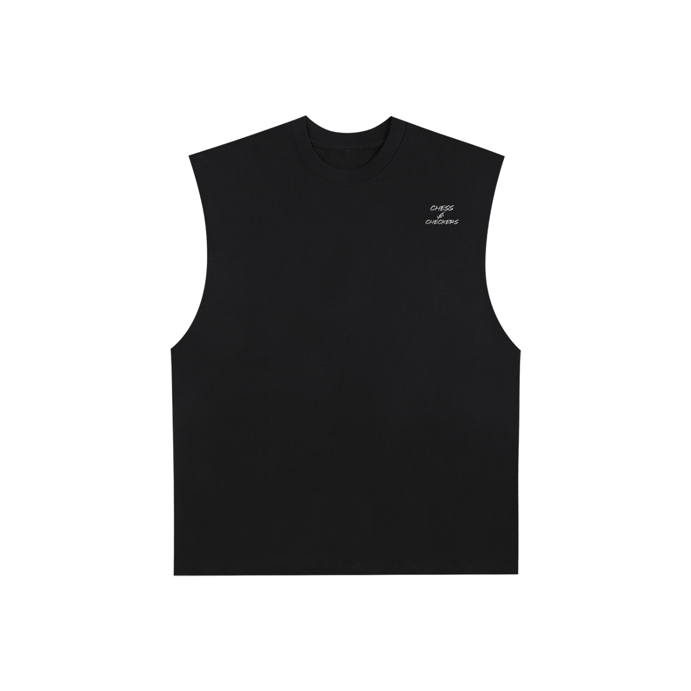Men Raw edge tank tops