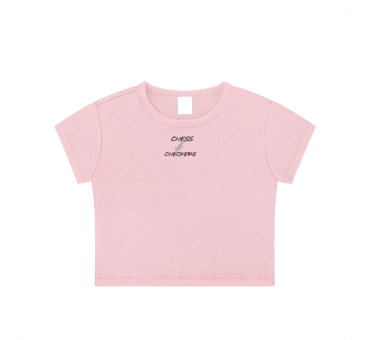 Girls washed crop top