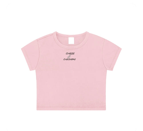Girls washed crop top