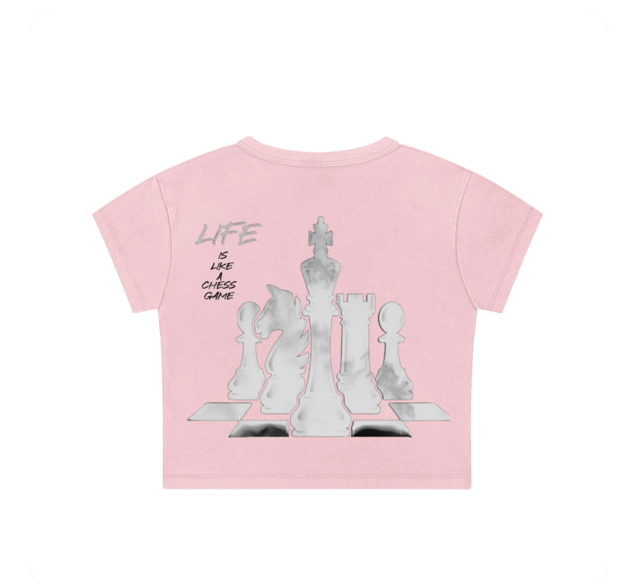 Girls washed crop top