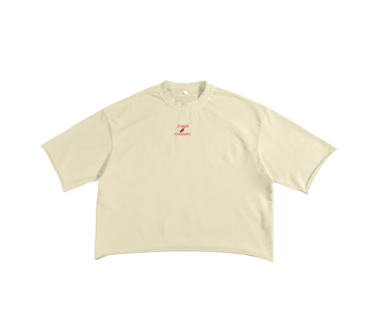 Men Boxy exclusive raw edge t-shirt