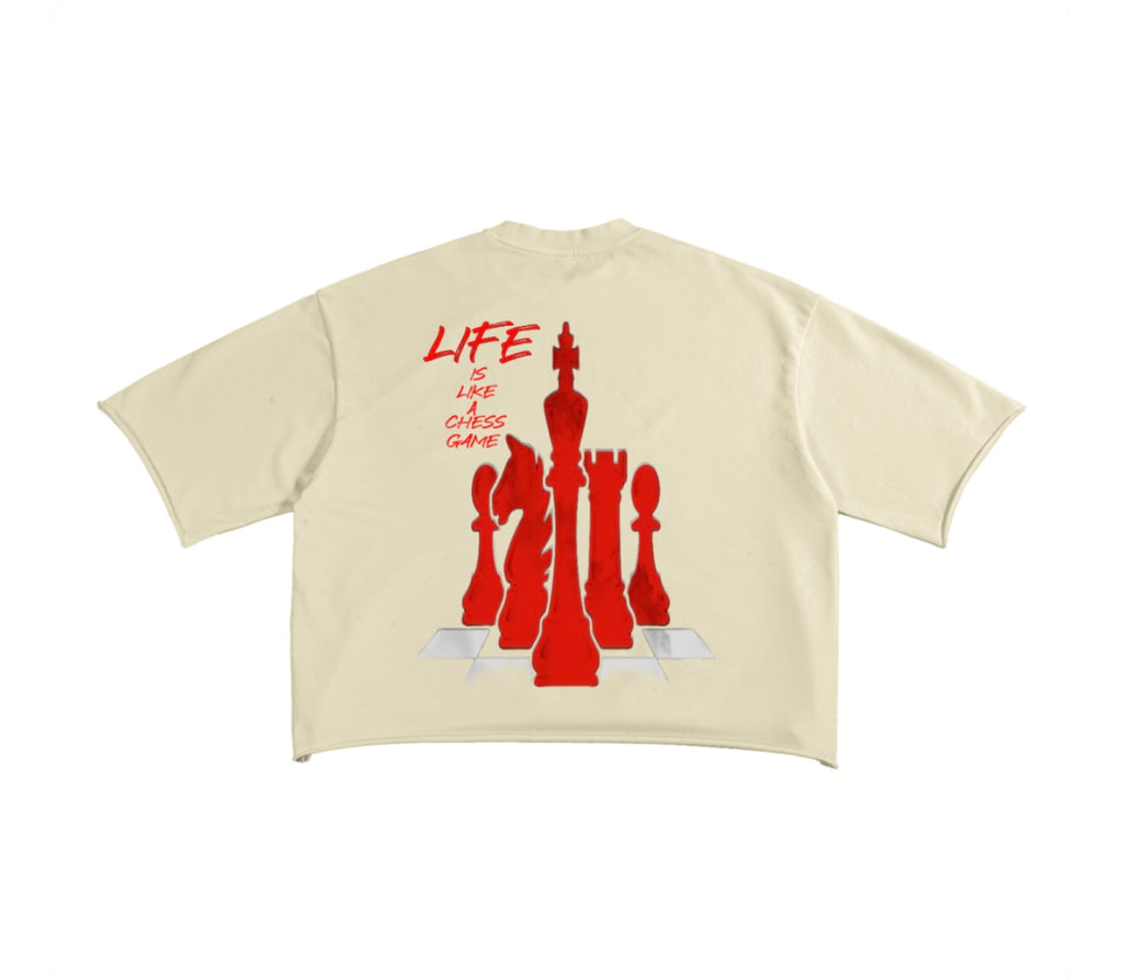 Men Boxy exclusive raw edge t-shirt