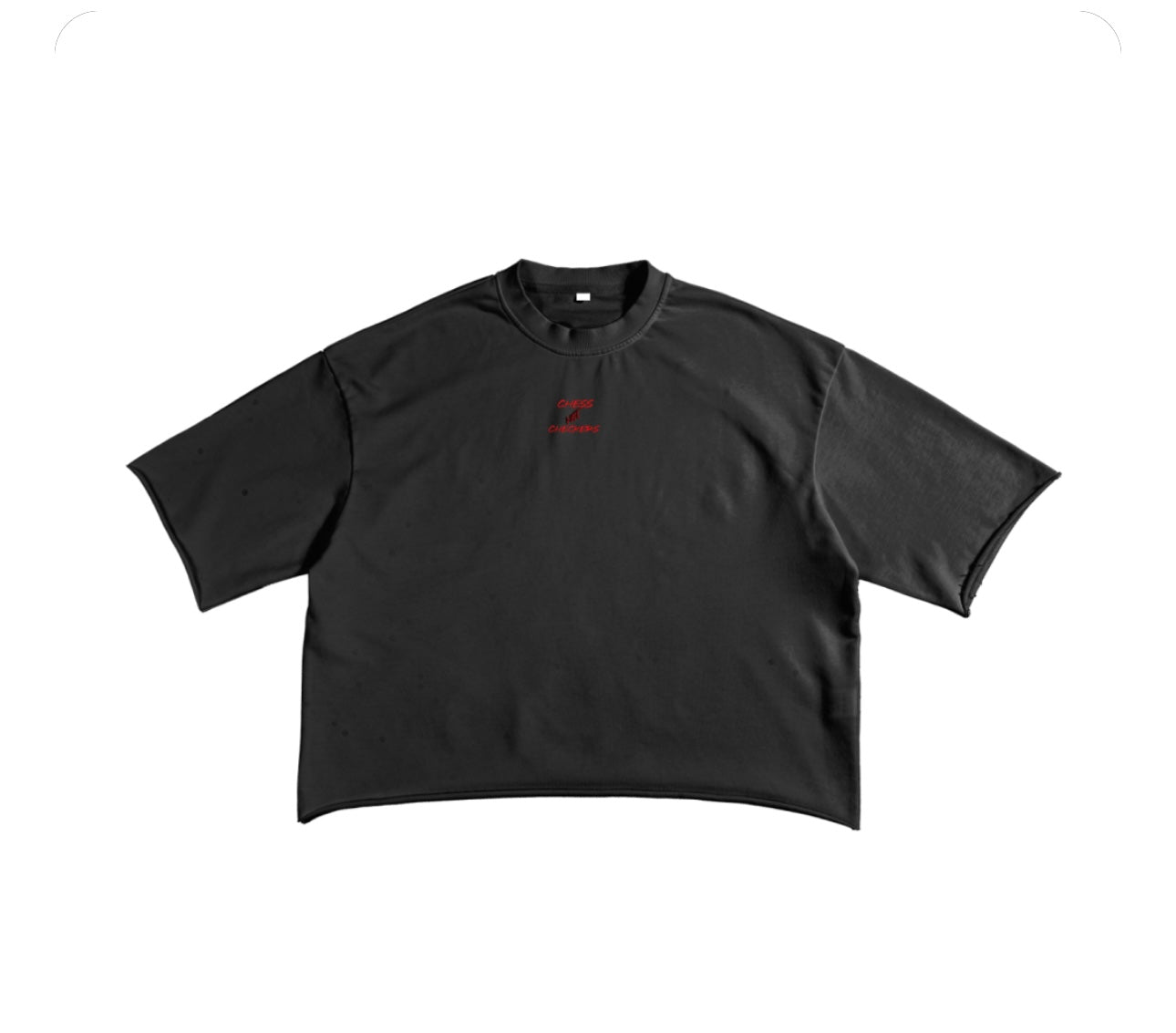 Men Boxy exclusive raw edge t-shirt