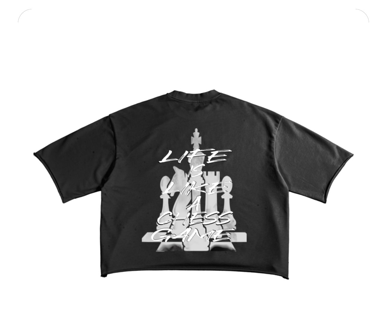 Men Boxy exclusive raw edge t-shirt