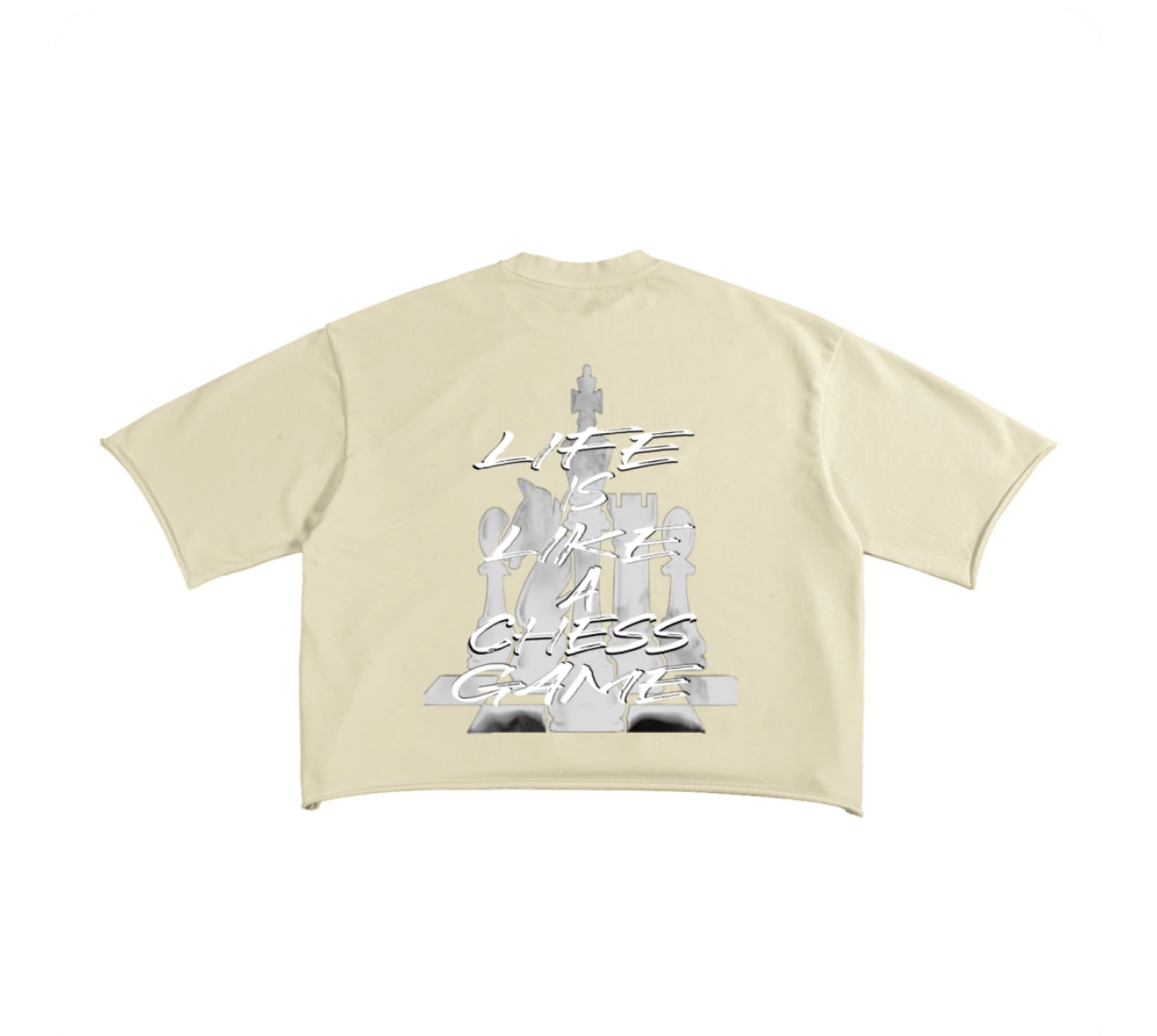 Men Boxy exclusive raw edge t-shirt