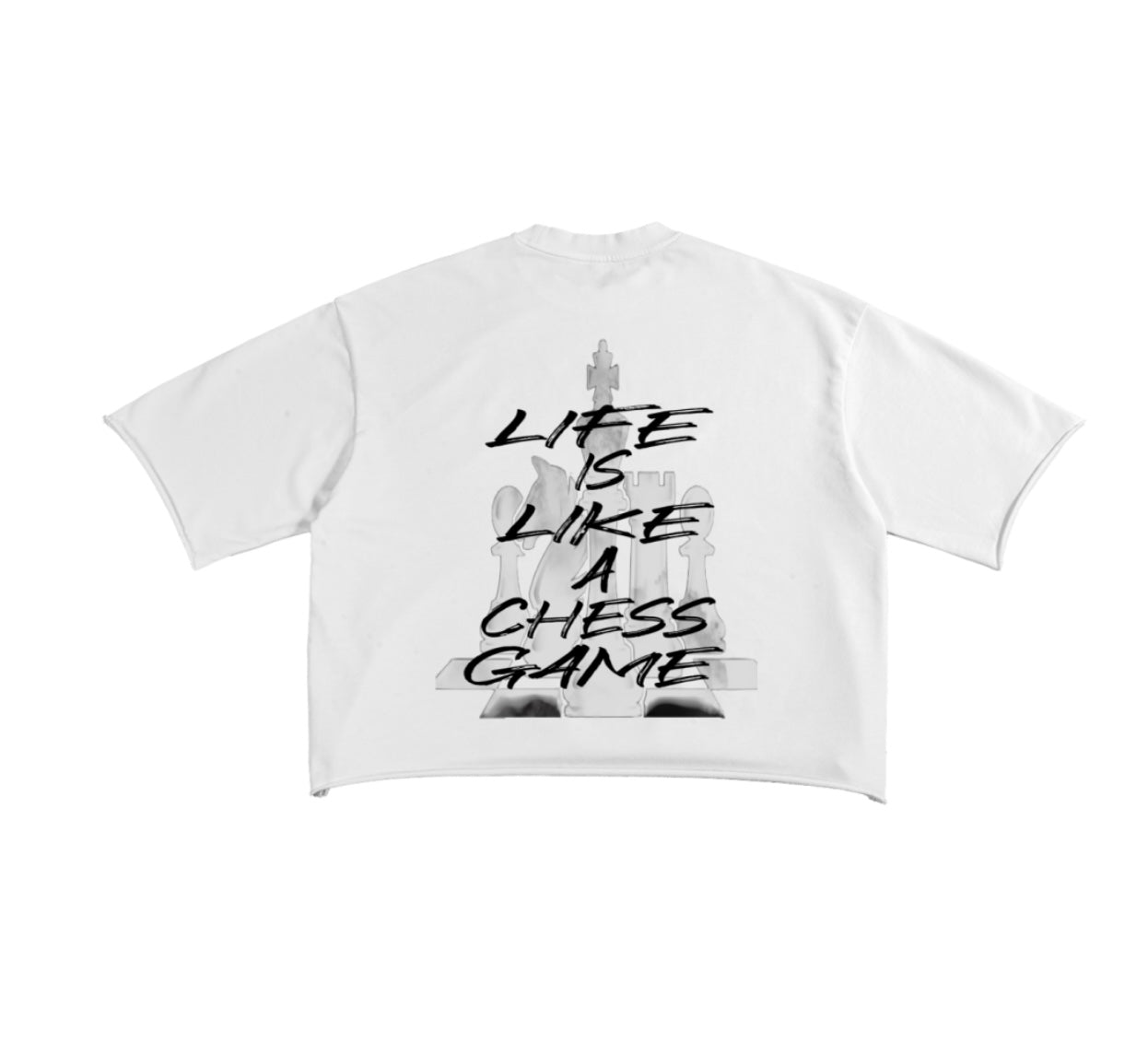 Men Boxy exclusive raw edge t-shirt