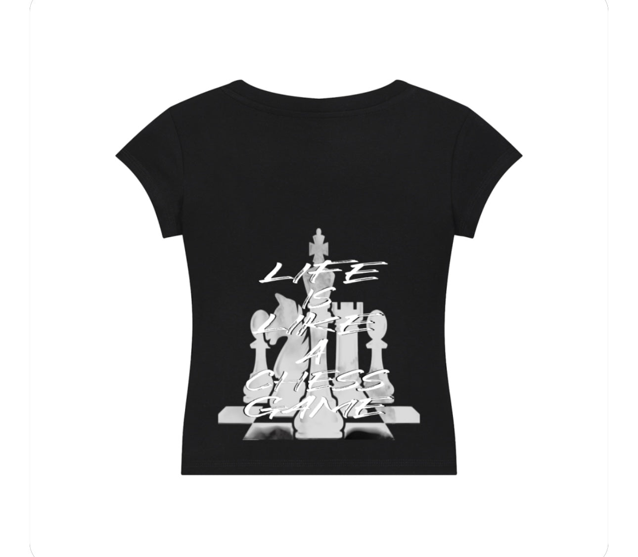Women essential V-Neck Bodycon T-shirt