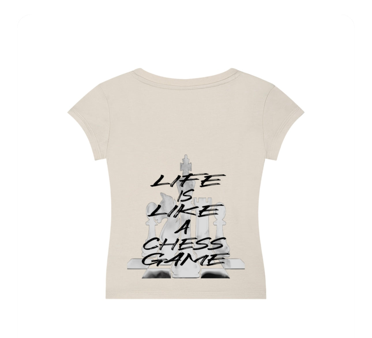 Women essential V-Neck Bodycon T-shirt