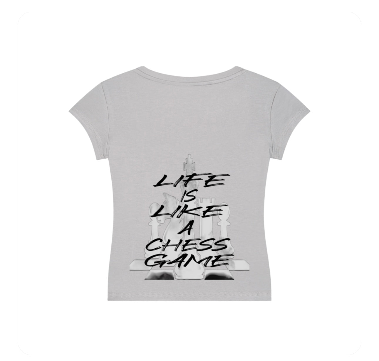 Women essential V-Neck Bodycon T-shirt