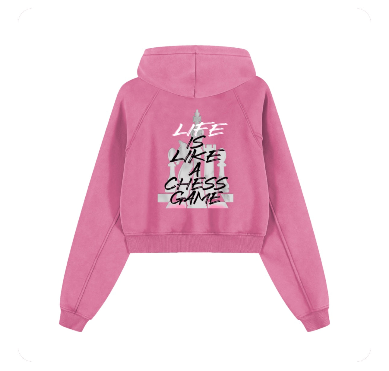 Women Washed Crop Hoodies